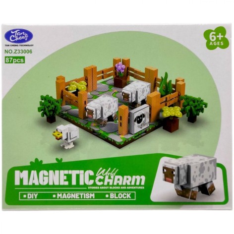 Магнітний конструктор "Майнкрафт" (ВІВЦЯ)