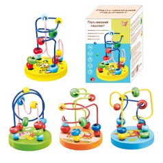 Пальчиковий лабіринт WToys, дерев'яний, 4 види, в кор, мікс видів 