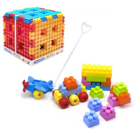 Дитячий конструктор Максимус "Мега Бокс №3" 34 деталі (Максимус)