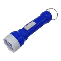Ліхтарик-брелок кишеньковий на батарейках м.110  синій
