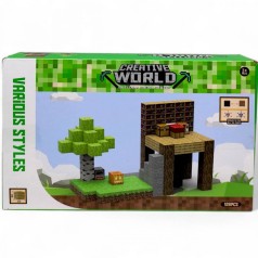 Конструктор магнитный "Minecraft", 128 дет