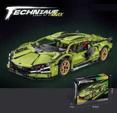 Конструктор “Автомобиль”, 1280 элементов, резиновые шины, в кор. 36*27*7 см /24-2/