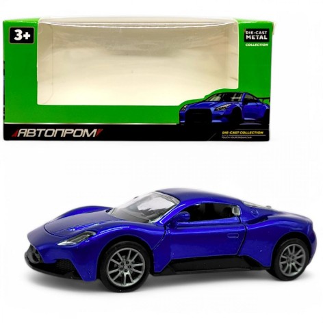 Машина серії "Автопром" спорткар (синя)