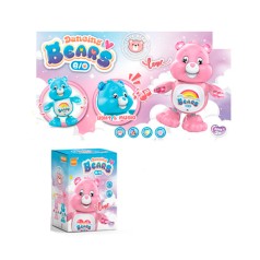 Музична іграшка ведмедик, 19см, музика, світло, танцює, 2 кольори, на бат-ці, в кор-ці, 16-21-11см 