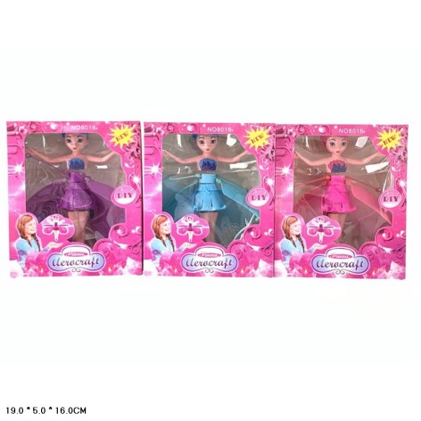 Лялька батар. муз.світло.літає кор. 19*5*16см 