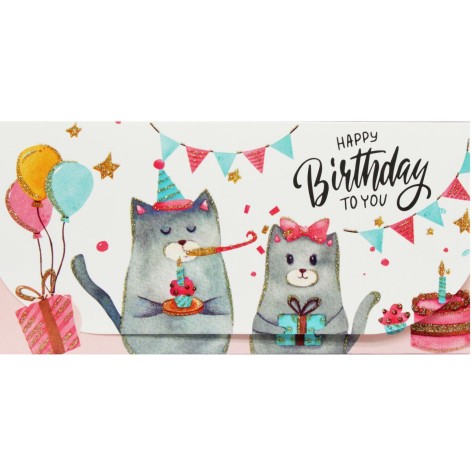 Конверт для денег Кошки