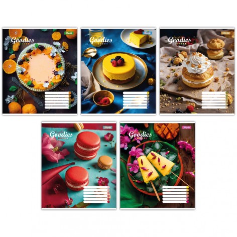 А5/48 кл. 1В Bright goodies, тетрадь для записів ціна за 10 шт. //