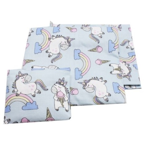 Набір постільний, синій