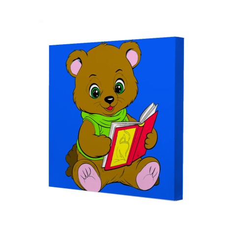 Набір для розпису по контурах Riviera Blanca "Почитаємо" 25x25 см 6 кольорів (КА-173)