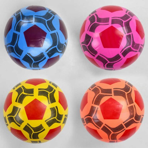 Мяч резиновый 4 цвета, размер 9