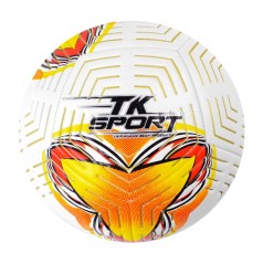 М'яч футбольний C 50190 білий+помаранчевий