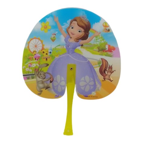 Віяло дитячий круглий пластик СОФІЯ ВИД 3