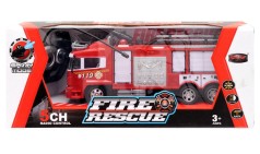 Пожежна машина радіокерована на акумуляторі, озвучена, зі світлом 666-192А