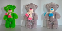 М'яка іграшка Ведмідь Тедді 56*31 см, 6 кольорів