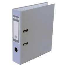 Папка-регистратор Lux односторонний Jobmax А4, 70мм PP, серый, сборный