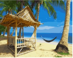 Картина по номерам 40*50 Райский пляж