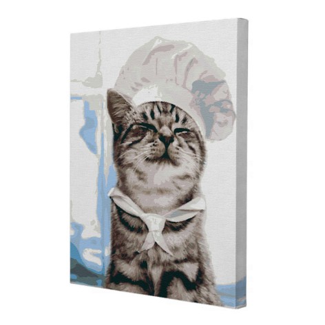 Картина за номерами Riviera Blanca Шеф-кухар 40x50 см (RB-0180)