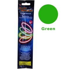 Неоновий браслет-світяшка (3 шт), зелений