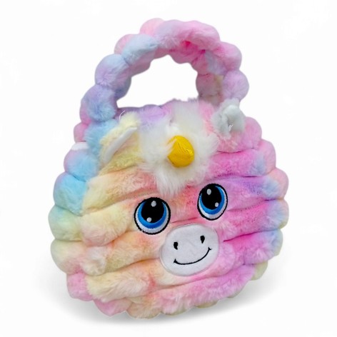 Дитяча сумочка MIC "Єдиноріг" мʼяка комбінована (MJ2423)