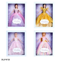 Кукла 29см YL006-21/22/24/26 невеста 4в.кор.32,5*6*25 