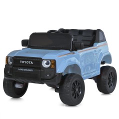 Машина на пульту Джип 2155EBLR-4(24V) (1шт) р/к 2,4G, 2*25W/2*35W , 1*24V5AH, EVA, шкіра, синій