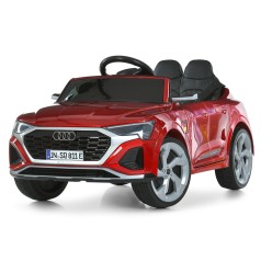 Машина M 5899EBLRS-3 (1шт) 2.4G р/к, 1*12V9AH, 2*35W, MP3, USB, BLUETOOTH, TF, EVA, музика, світло, шкіра, фарб.червоний