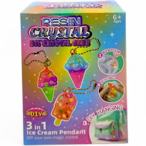Набор для творчества с эпоксидной смолой "Создай украшения 3в1"