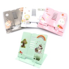 Подставка для книг метал. "Animals" 15,2*15,2см,mix