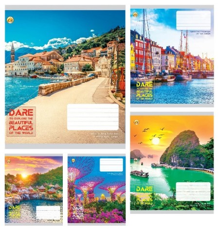 Зошит 48 арк.лінія Тверда ТА52504 Краєвиди, 10/200, 5к. ціна за 10 шт.