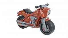 Толокар мотоцикл 2-х колесный коричневый