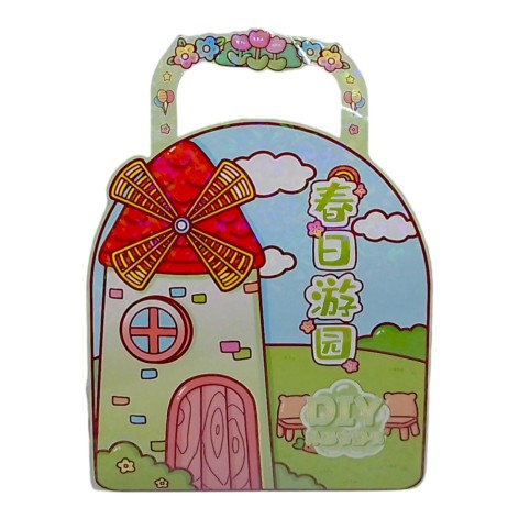 Книжка-будиночок 8 локацій із паперовою лялькою вид 1