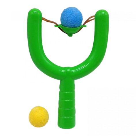 Рогатка пластикова + 2 м'ячики (мікс)