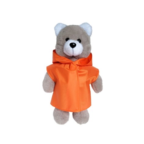 Іграшка мʼяка "Ведмедик у жовтогарячому плащі" 35 см (за стандартами 39 см)