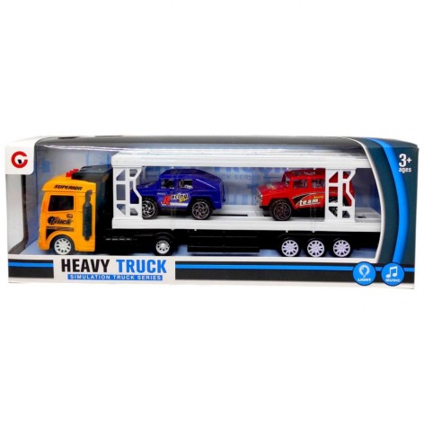 Автовоз инерционный 99A6-1C в коробке р.35x6,5x12 см YG Toys