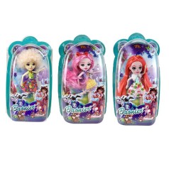 Кукла EN, 15см, шарнирная, 3 вида, в слюде, 13,5-24,5-5,5см 