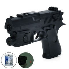 Пістолет 18,5см, водяні кулі, лазер, на бат(табл), у п/е 16-22-4см 