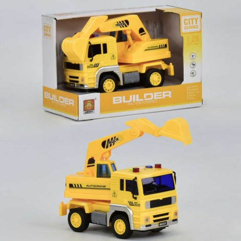 Іграшковий екскаватор музичний світиться