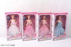 Лялька типу Барбі, мікс 4 вида, в нарядном сукні кор. 32,5*17*4,5см 
