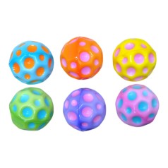 Антигравітаційний м'ячик GRAVITY (MOON) BALL, 6,5 см, пастель, мікс, 1 штука