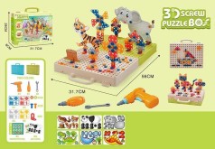 Мозаика бокс, электрический шуруповерт, 331 элемент, в кор. /16/