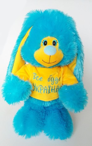 Зайчик Леся (Жовто-блакитний)