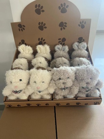 М'яка іграшка 13 см собака, кролик, мишка /12/144/12шт в кор.