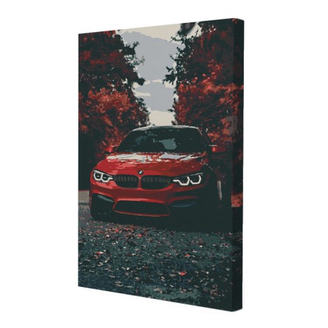 Картина по номерам Riviera Blanca "Осенний красный" 40x28 см 20 цветов (RB-0373)