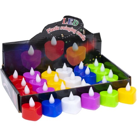 Свічка LED серце 3см CX-19/AG103 //