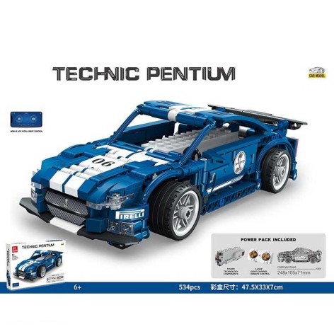 Конструктор на Р/К “Машинка”, 534 деталі, в кор. 48*34*7см /16/