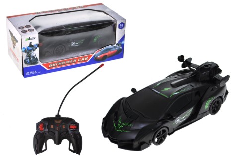 Машина-трансформер радиоуправляемая на аккумуляторе, с дымом 666-3