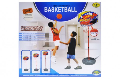 Баскетбольное кольцо детское со стойкой, 35*8,5*30,5см