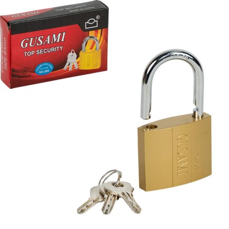 Замок навесной 38мм с ключами GUSAMI Top Security CGU264