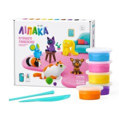 Меганабор самостоятельно твердеющего пластилина ЛИПАКА – ПУШИНЫЕ ЛЮБИМЫ