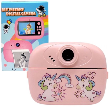 Дитячий фотоапарат 2 в 1, (рожевий)